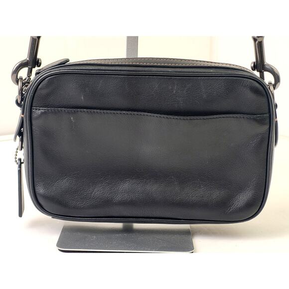 Coach Graham Unisex Black Crossbody Bag Calf Leather Retail $328 - Picture 8 of 12